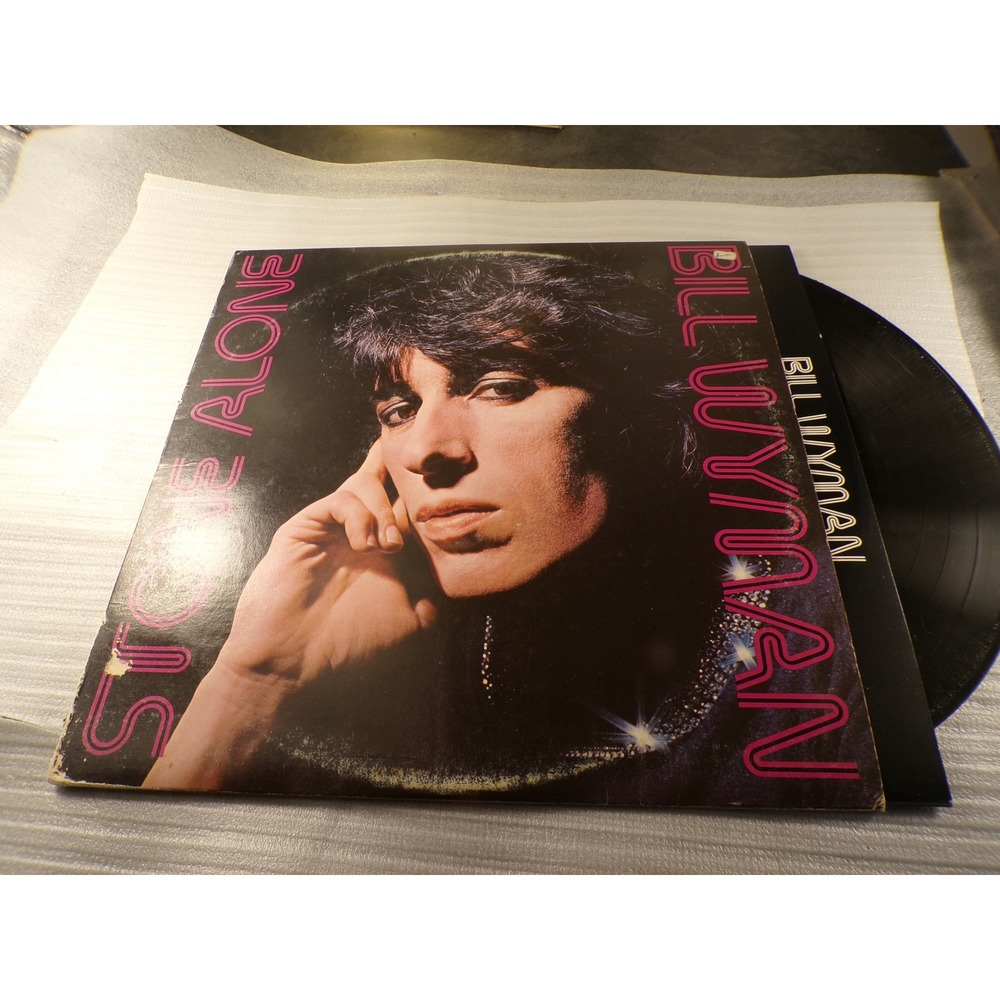 Bill Wyman Stone Alone Vinyl LP Rolling Stones Records 1976 Rock COC 79103 USA